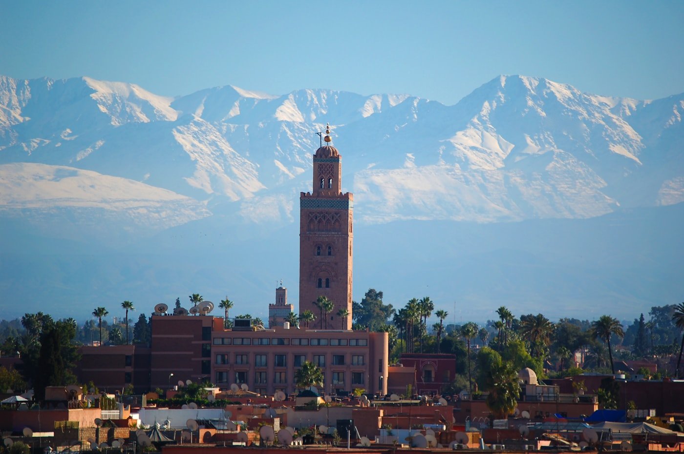 Marrakech market scene